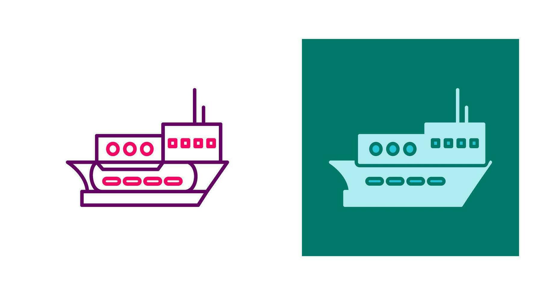 Delivery Ship Vector Icon