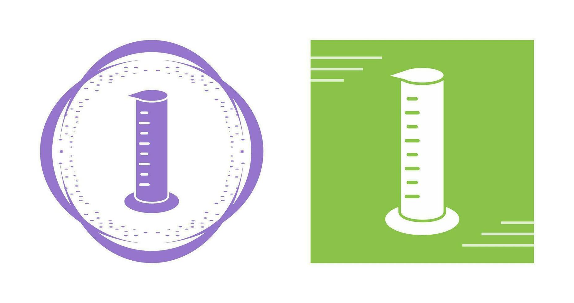 Graduated Cylinders Vector Icon