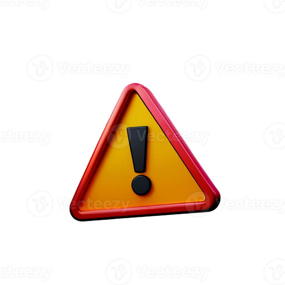 danger 3d le rendu icône illustration png