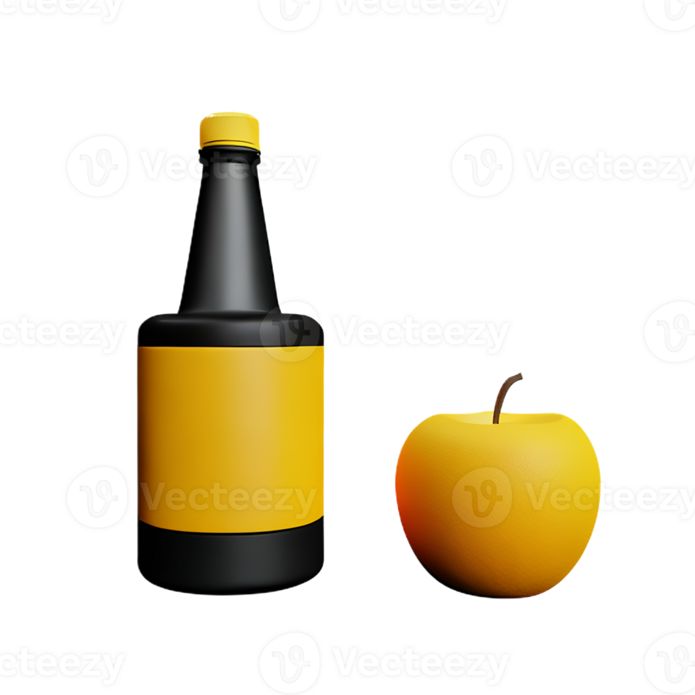fruit juice 3d rendering icon illustration png
