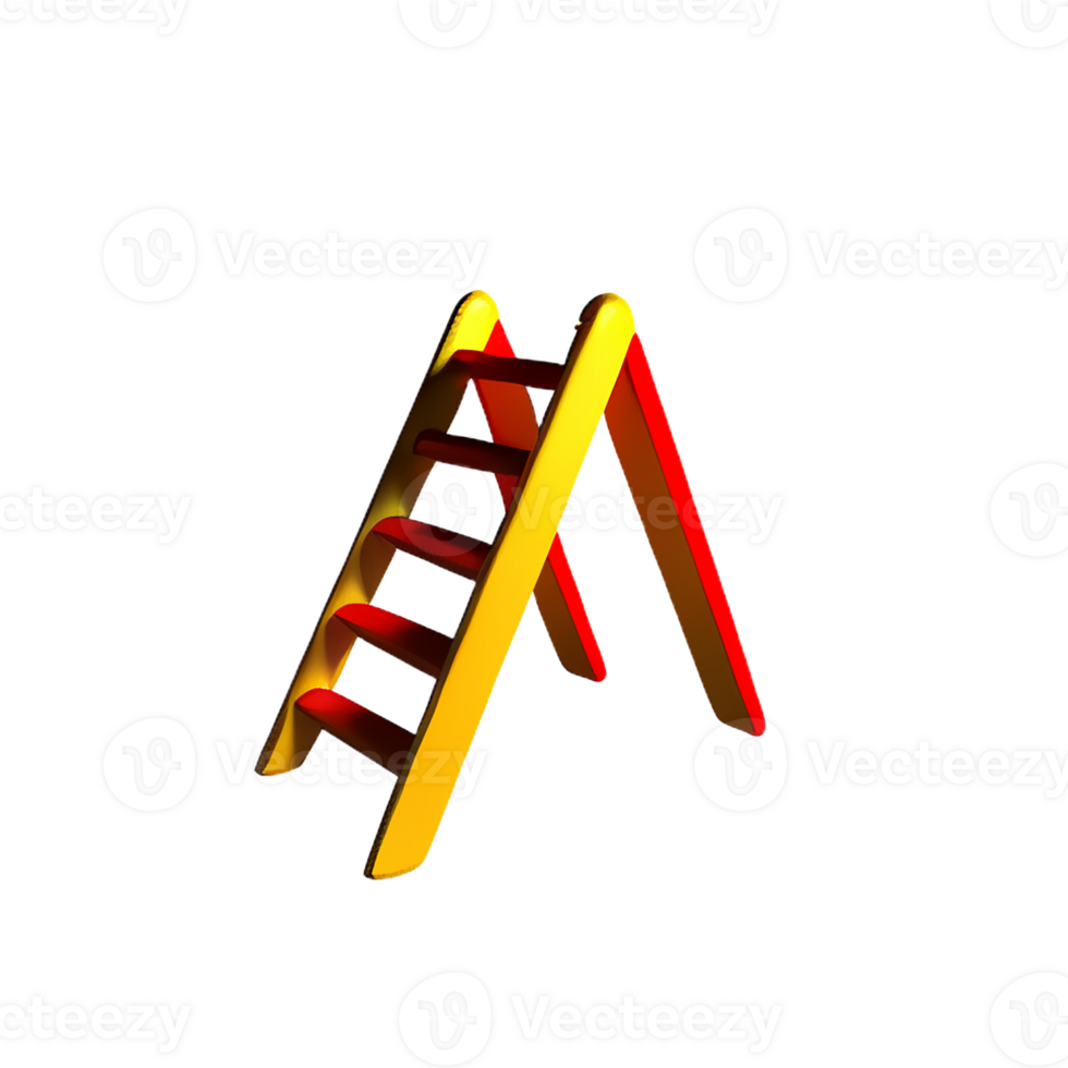 ladder 3d rendering icon illustration png