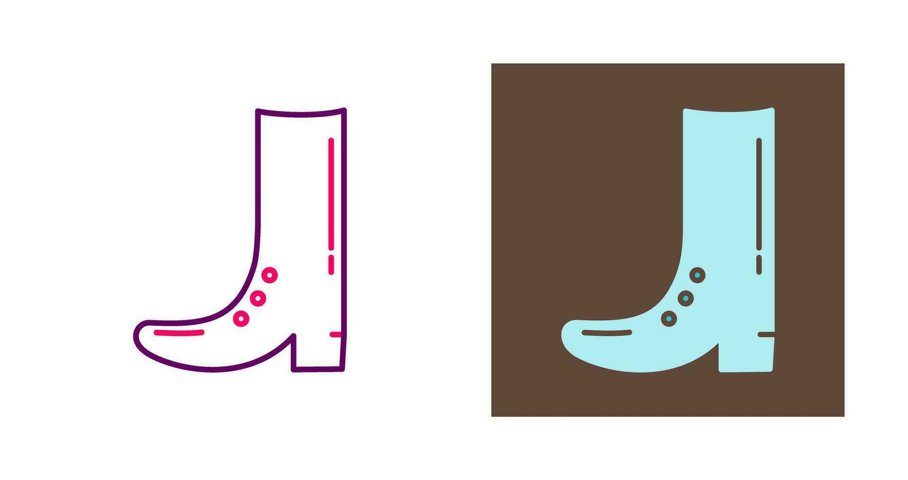 Cowboy Boot Vector Icon