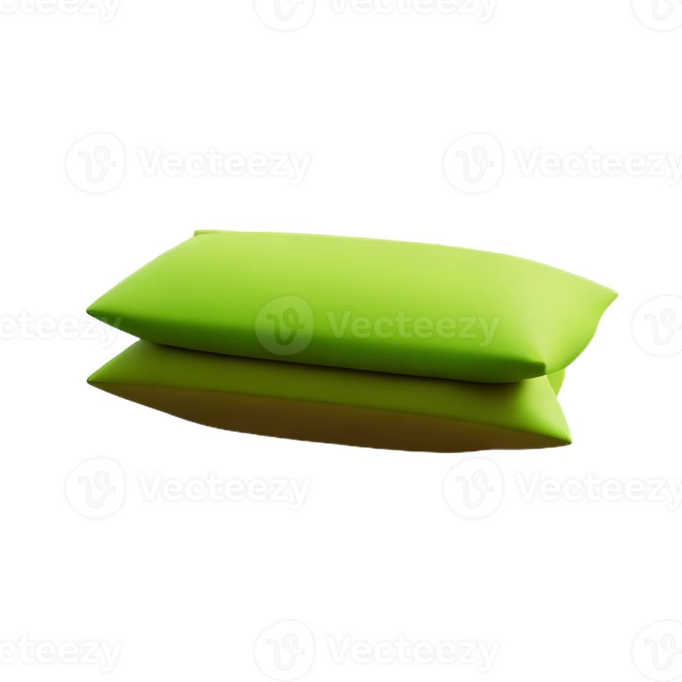 pillow 3d rendering icon illustration png