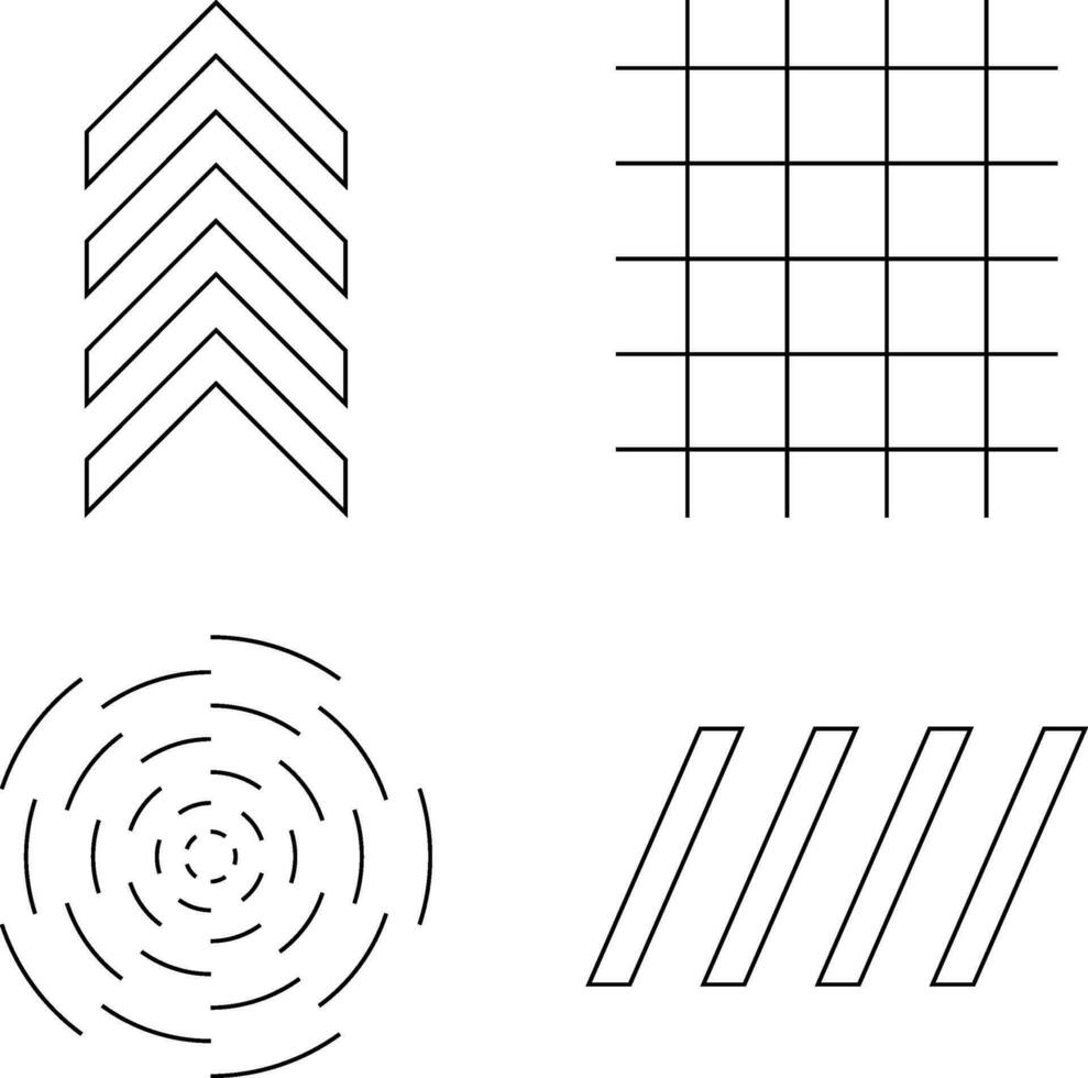 minimalista geométrico resumen forma colocar. plano diseño. vector ilustración