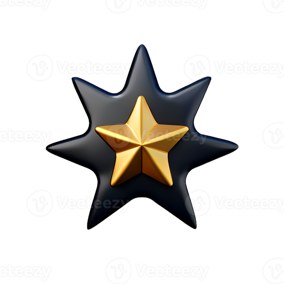 review 5 star 3d rendering icon illustration png