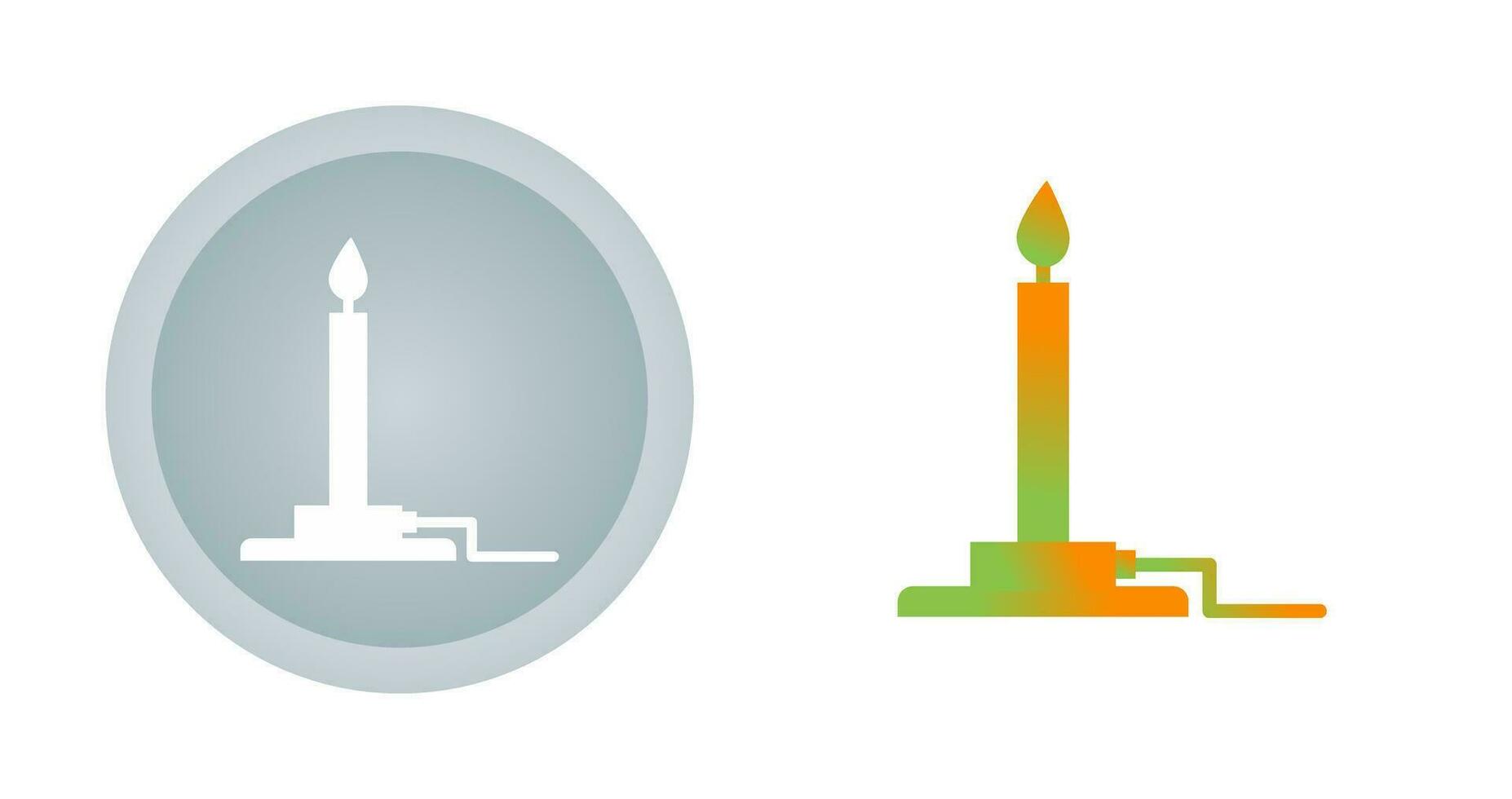 Bunsen Burner Vector Icon