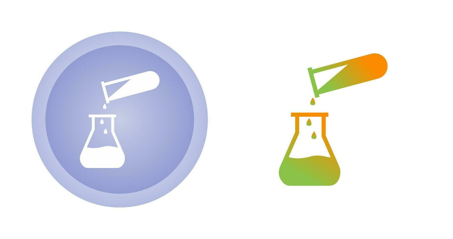 Pouring Chemical Vector Icon