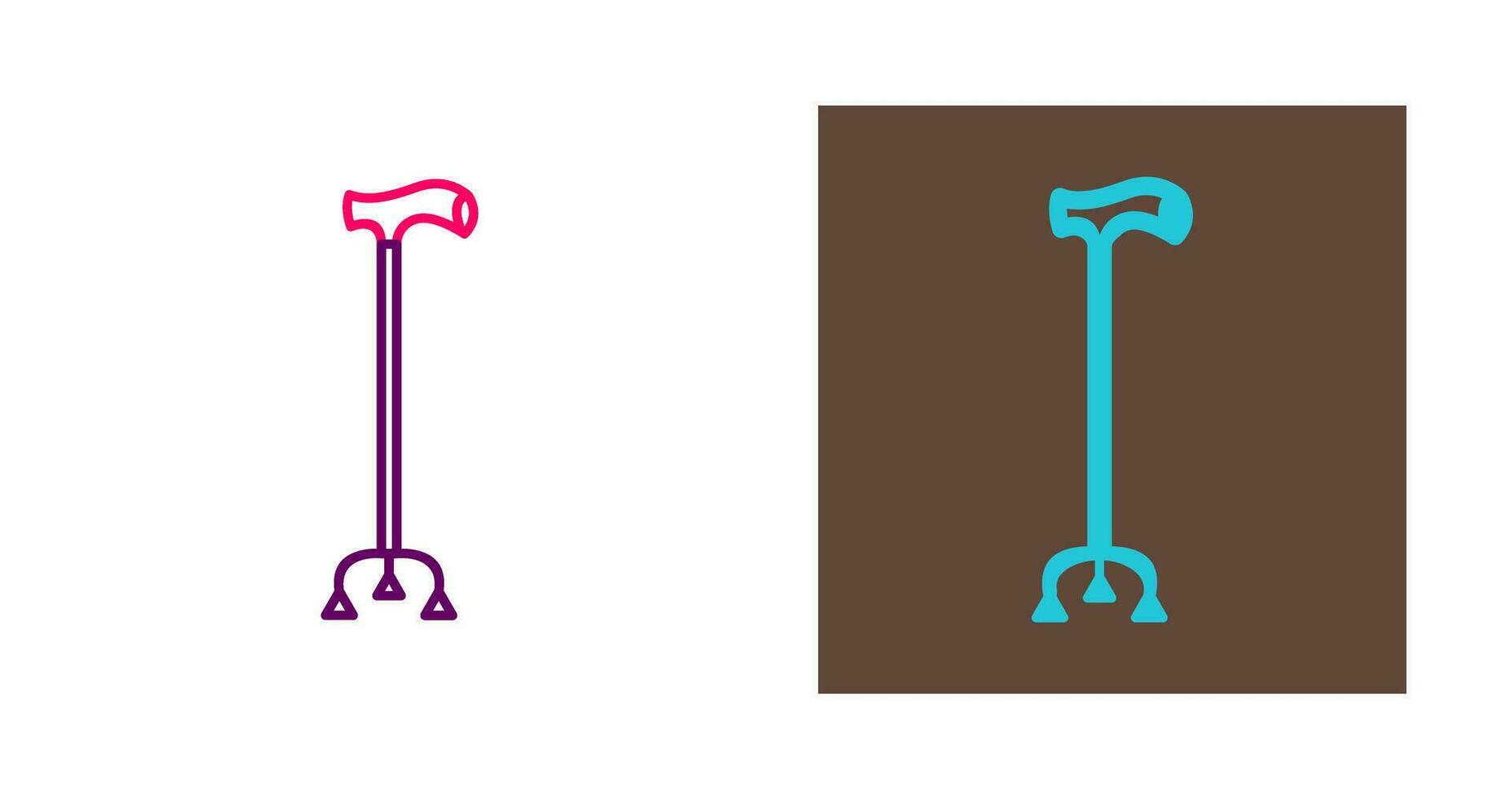 Walking Stick Vector Icon