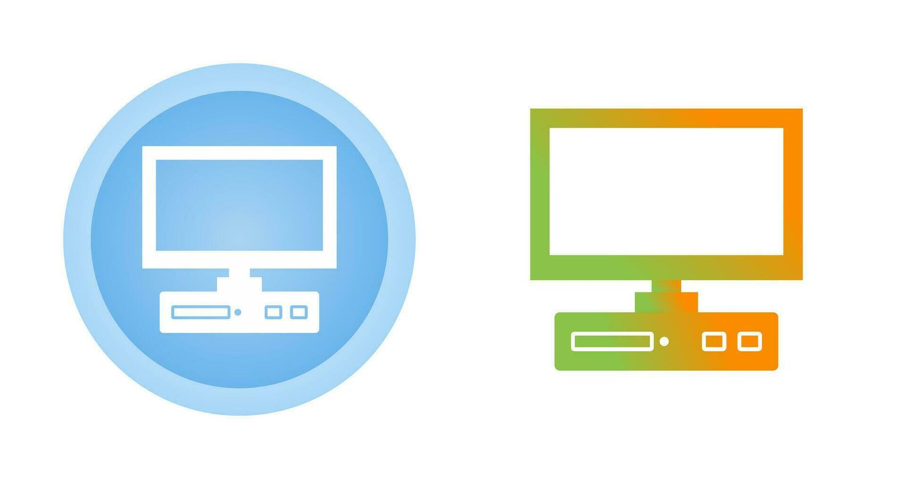 Desktop Vector Icon