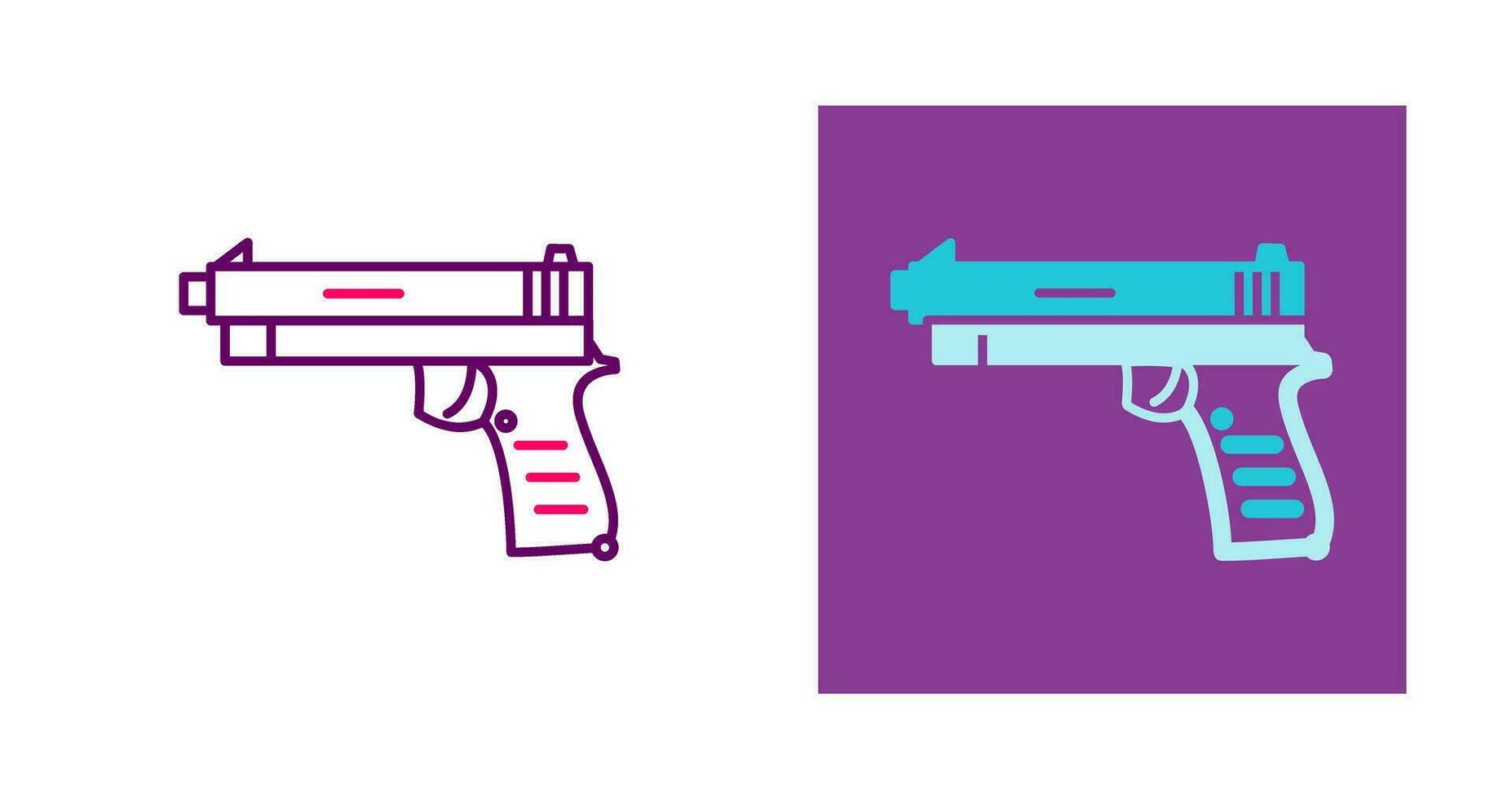 icono de vector de pistola