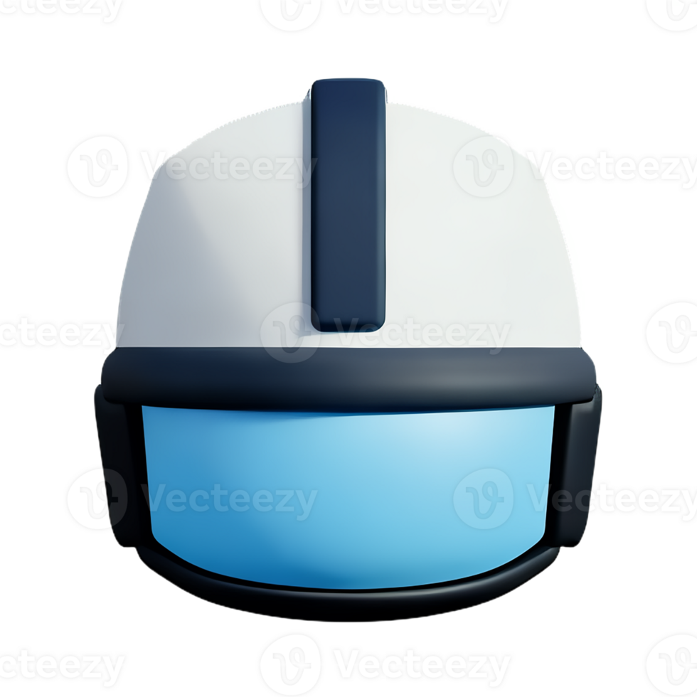 helmet 3d rendering icon illustration png