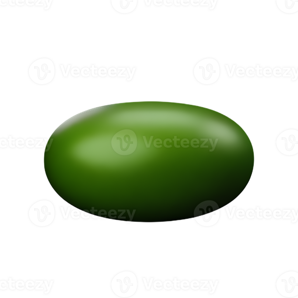 olive 3d rendering icon illustration png