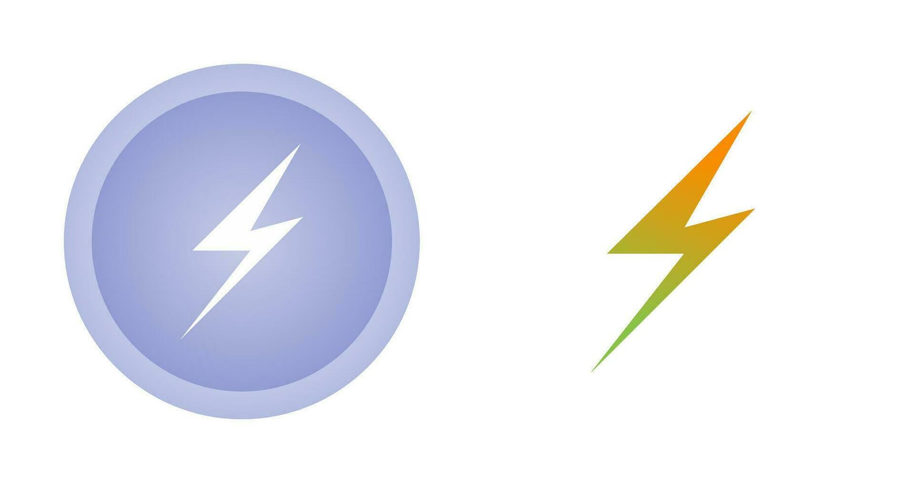 Lightening Vector Icon