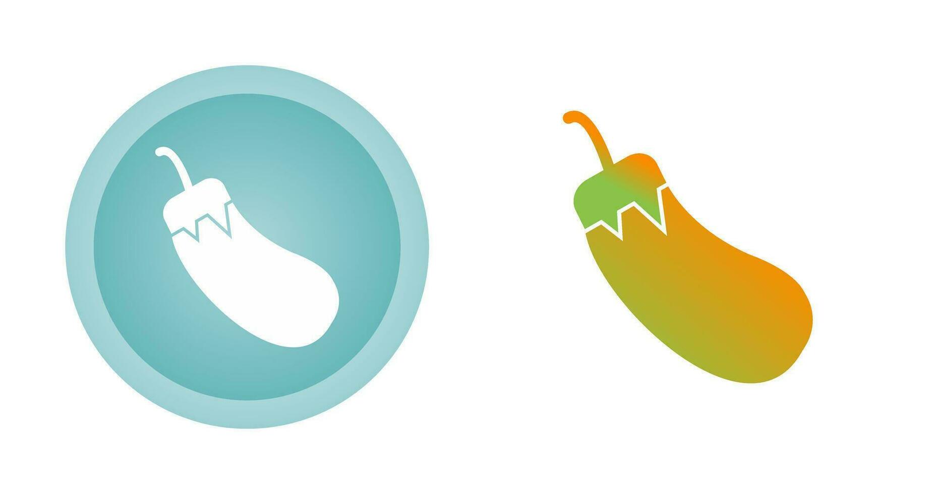 Eggplant Vector Icon