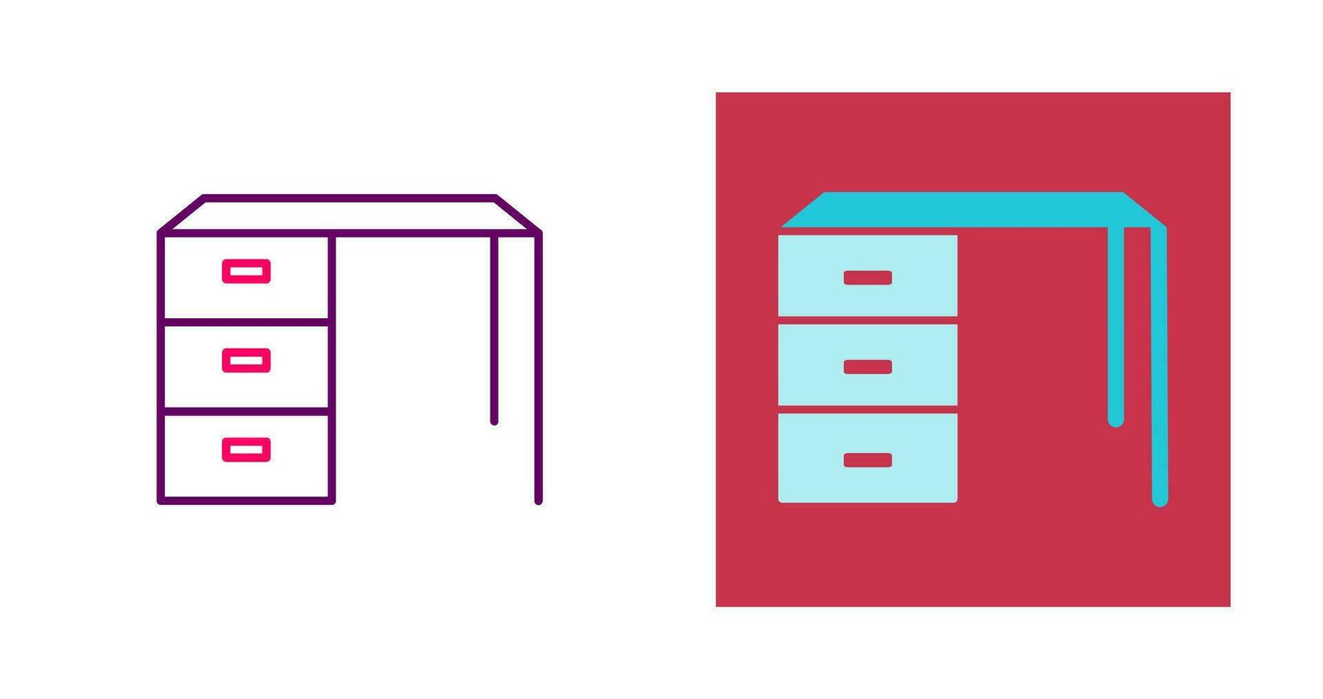 Working Table Vector Icon