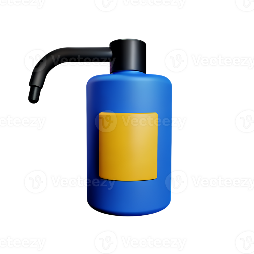 spray 3d rendering icon illustration png