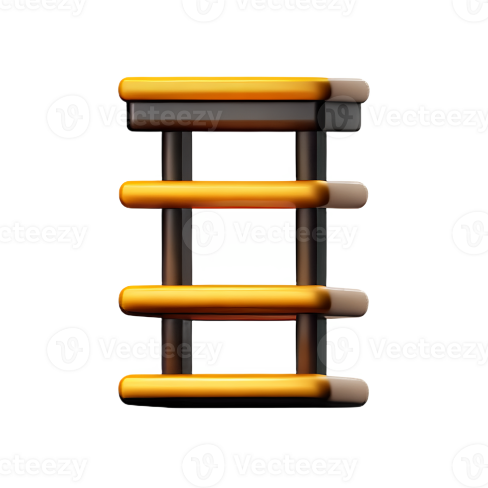 shelf 3d rendering icon illustration png
