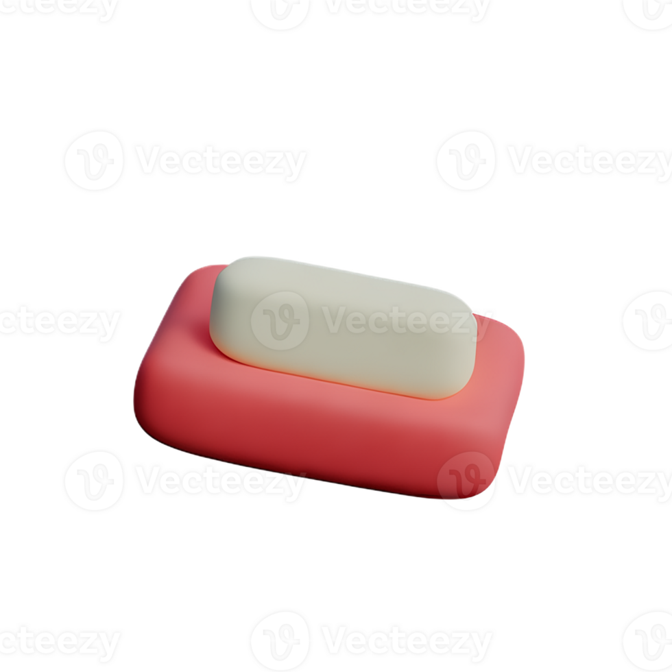 soap 3d rendering icon illustration png