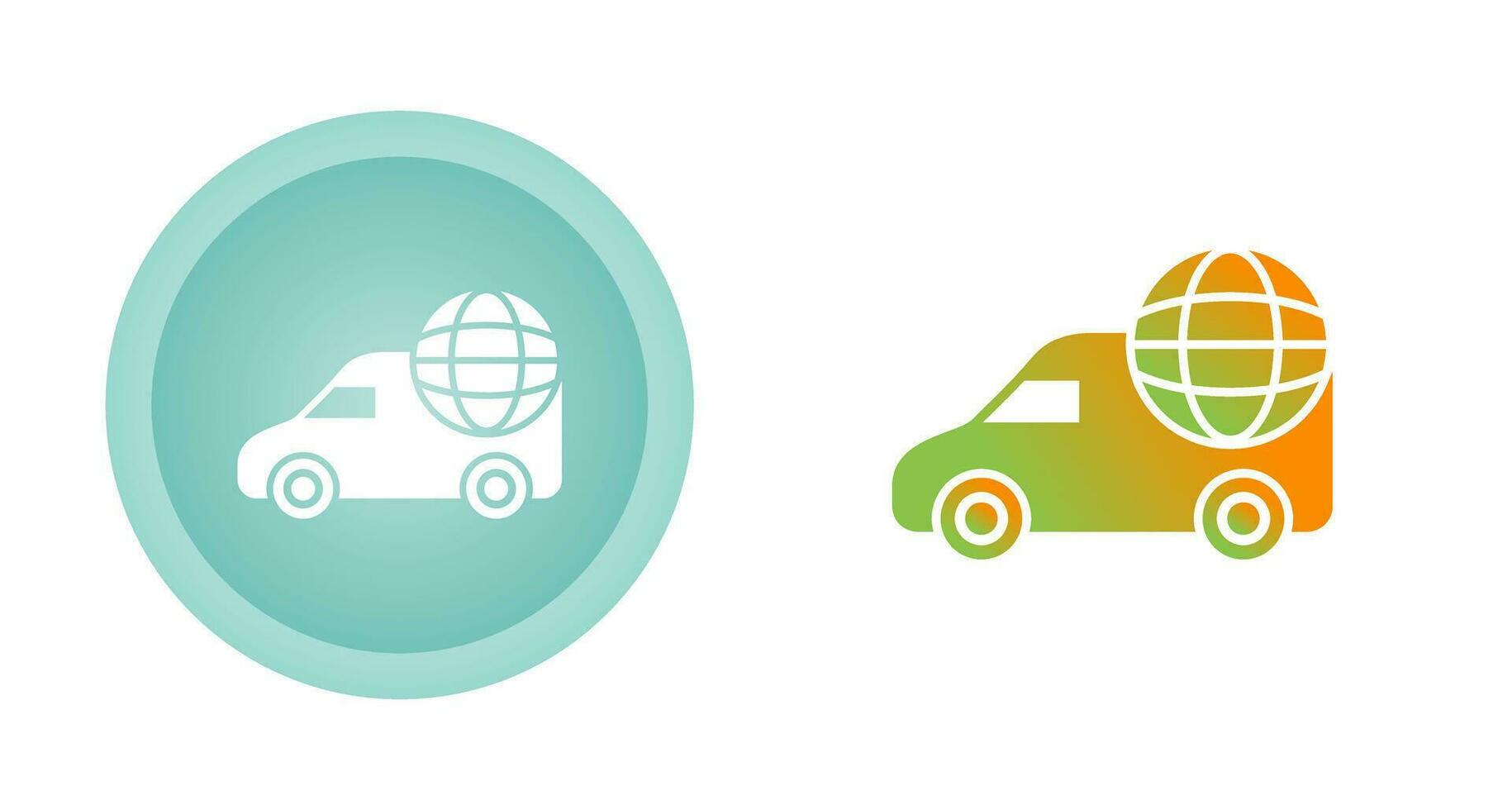 Global Delivery Vector Icon