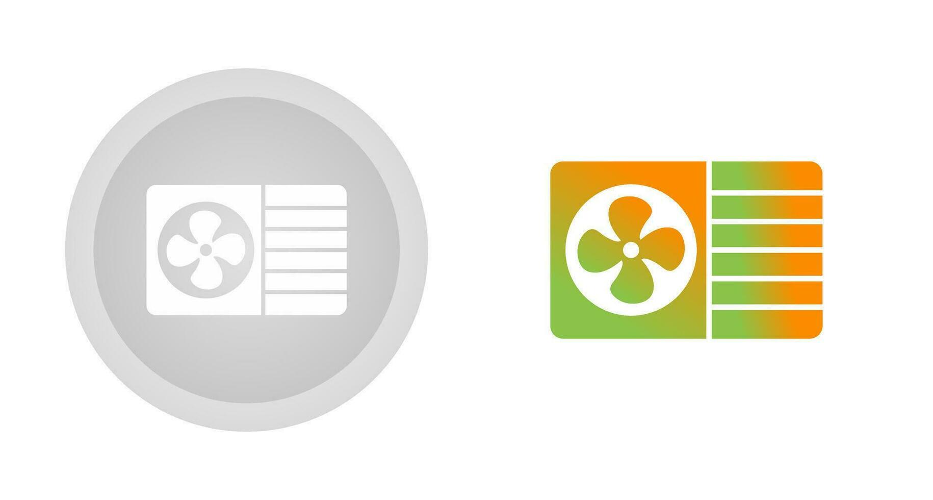 AC Window Unit Vector Icon