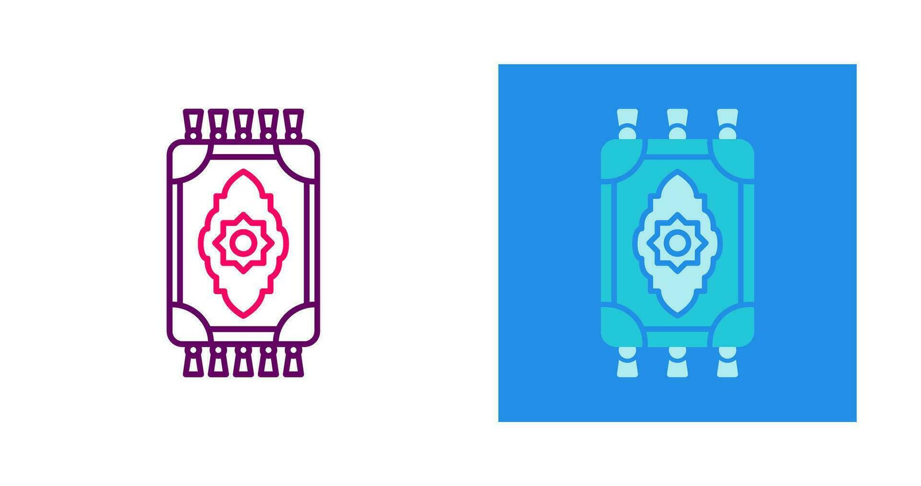 icono de vector de alfombra