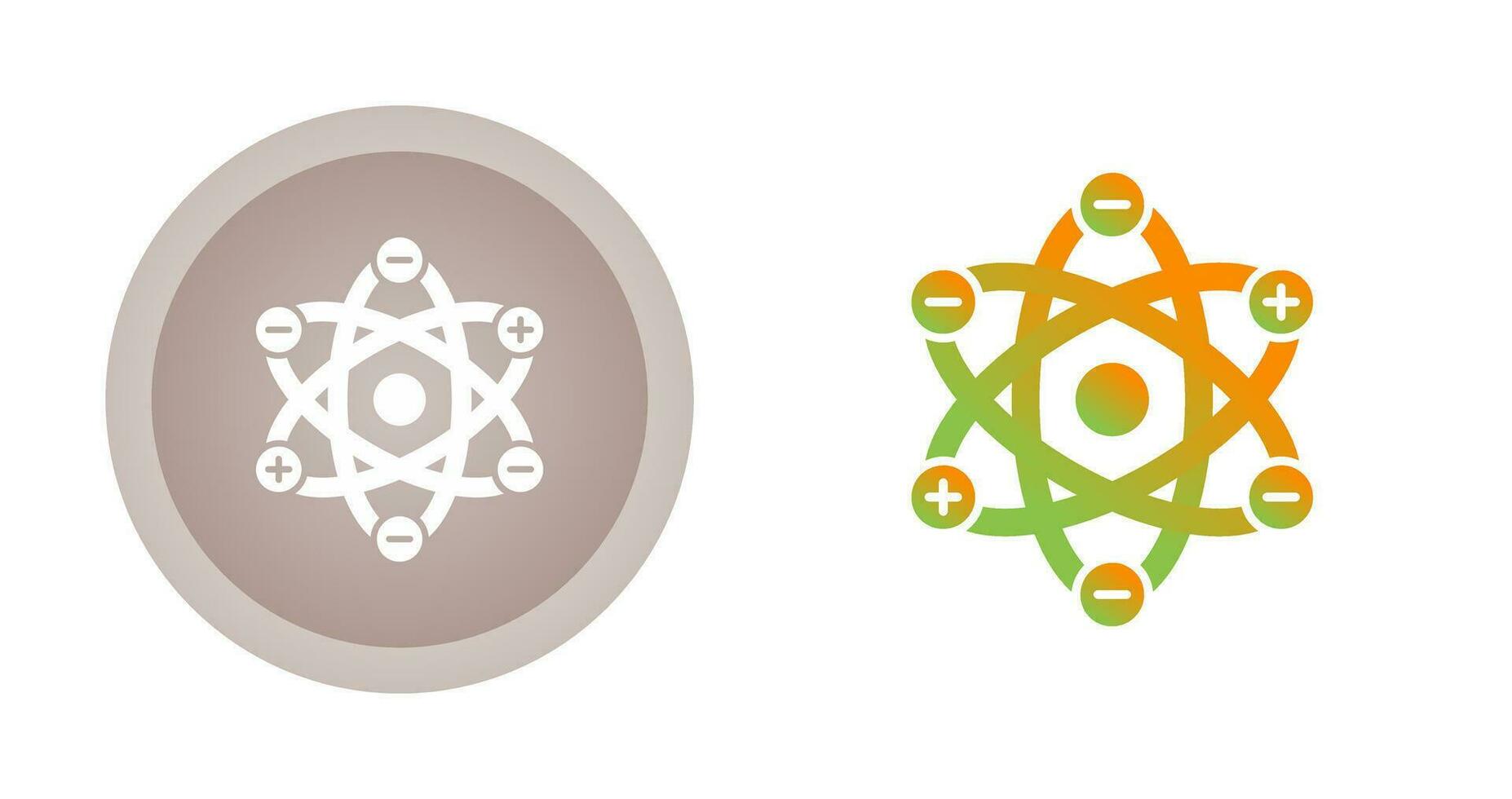 Atom Structure Vector Icon