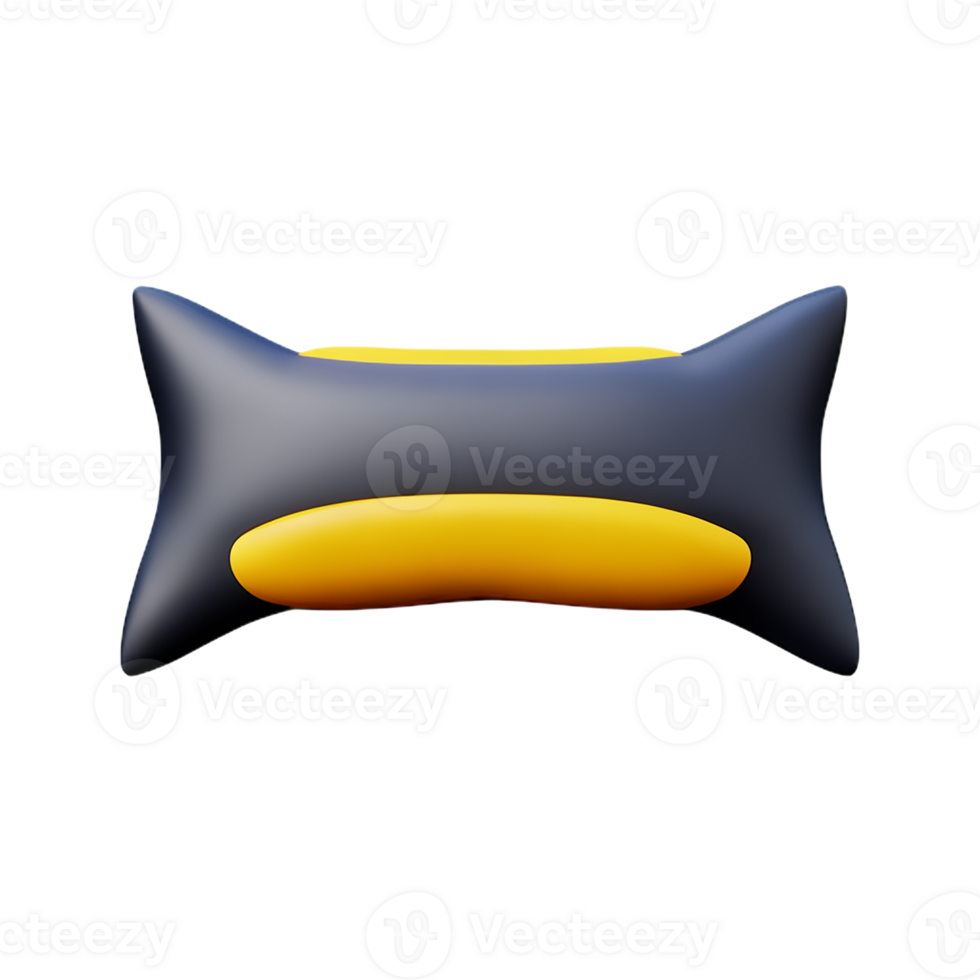 pillow 3d rendering icon illustration png
