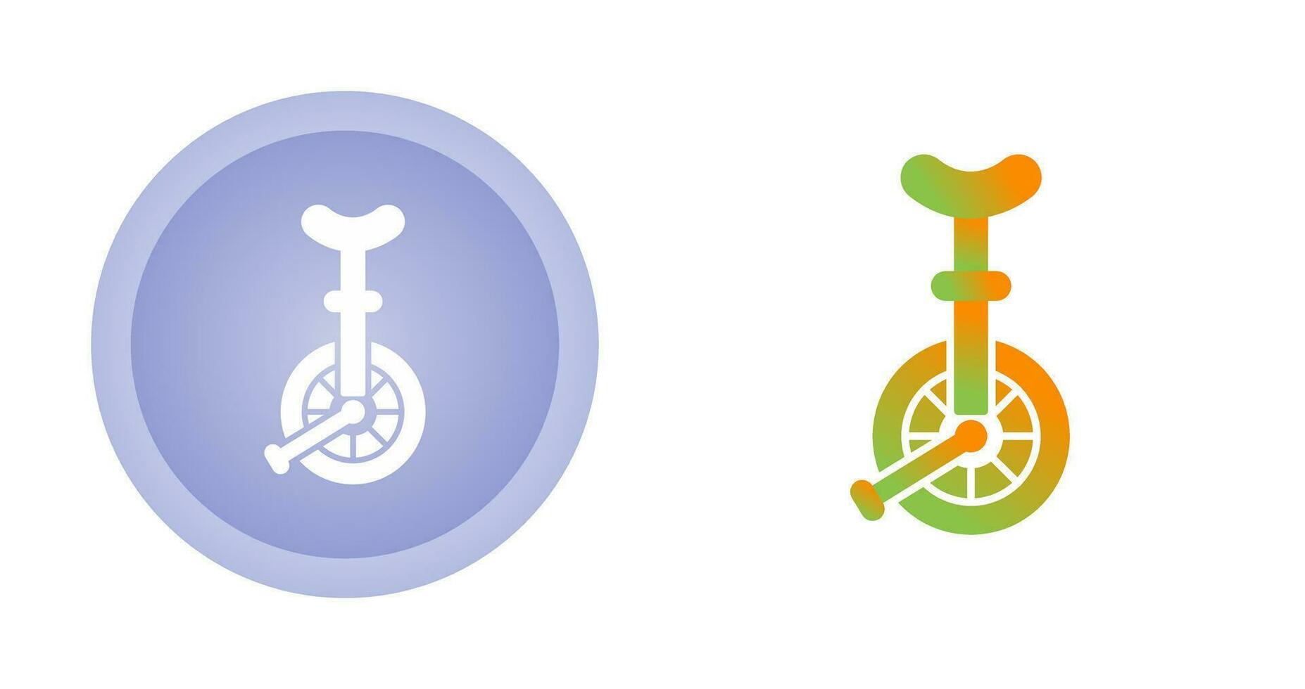 Unicycle Vector Icon