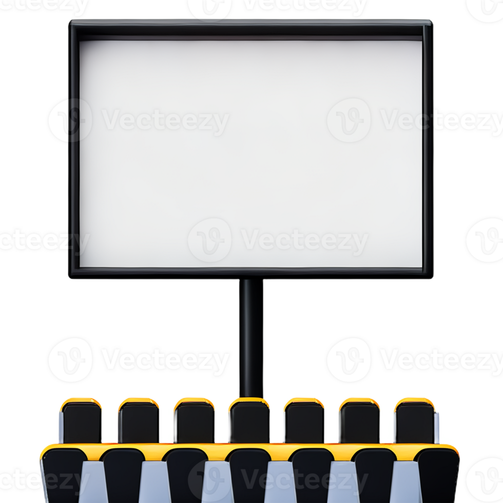 theater 3d rendering icon illustration png