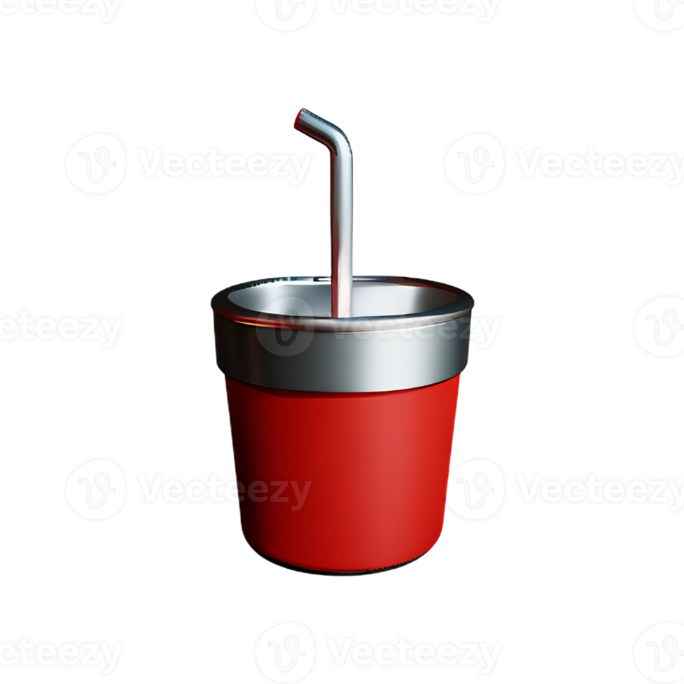 soda 3d rendering icon illustration png