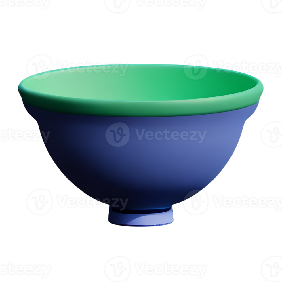 bowl 3d rendering icon illustration png