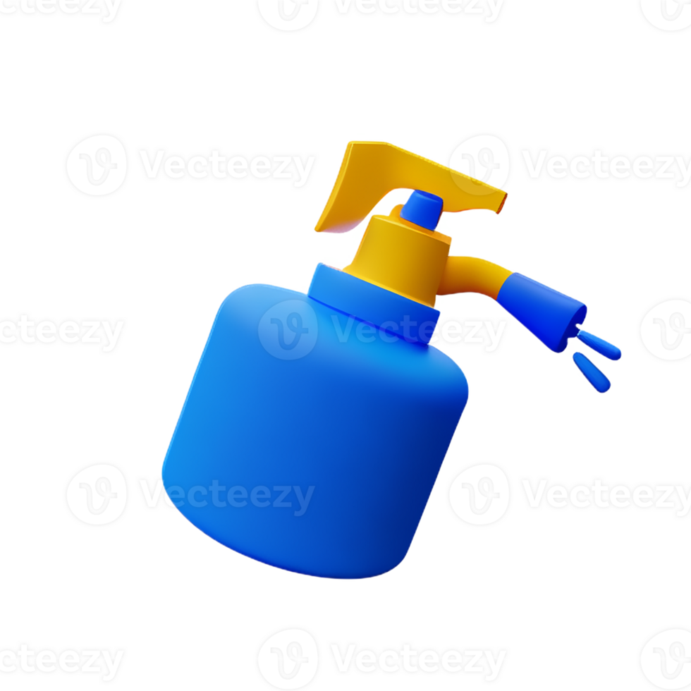 spray 3d rendering icon illustration png