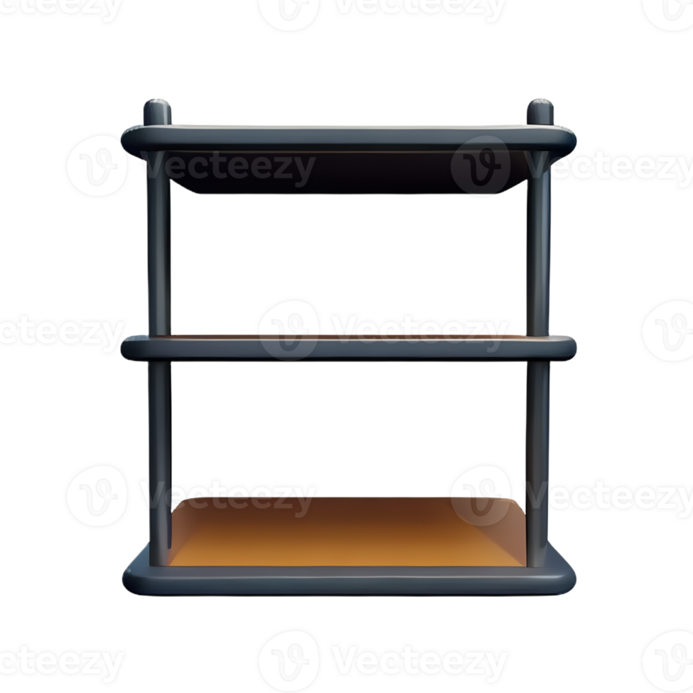 shelf 3d rendering icon illustration png