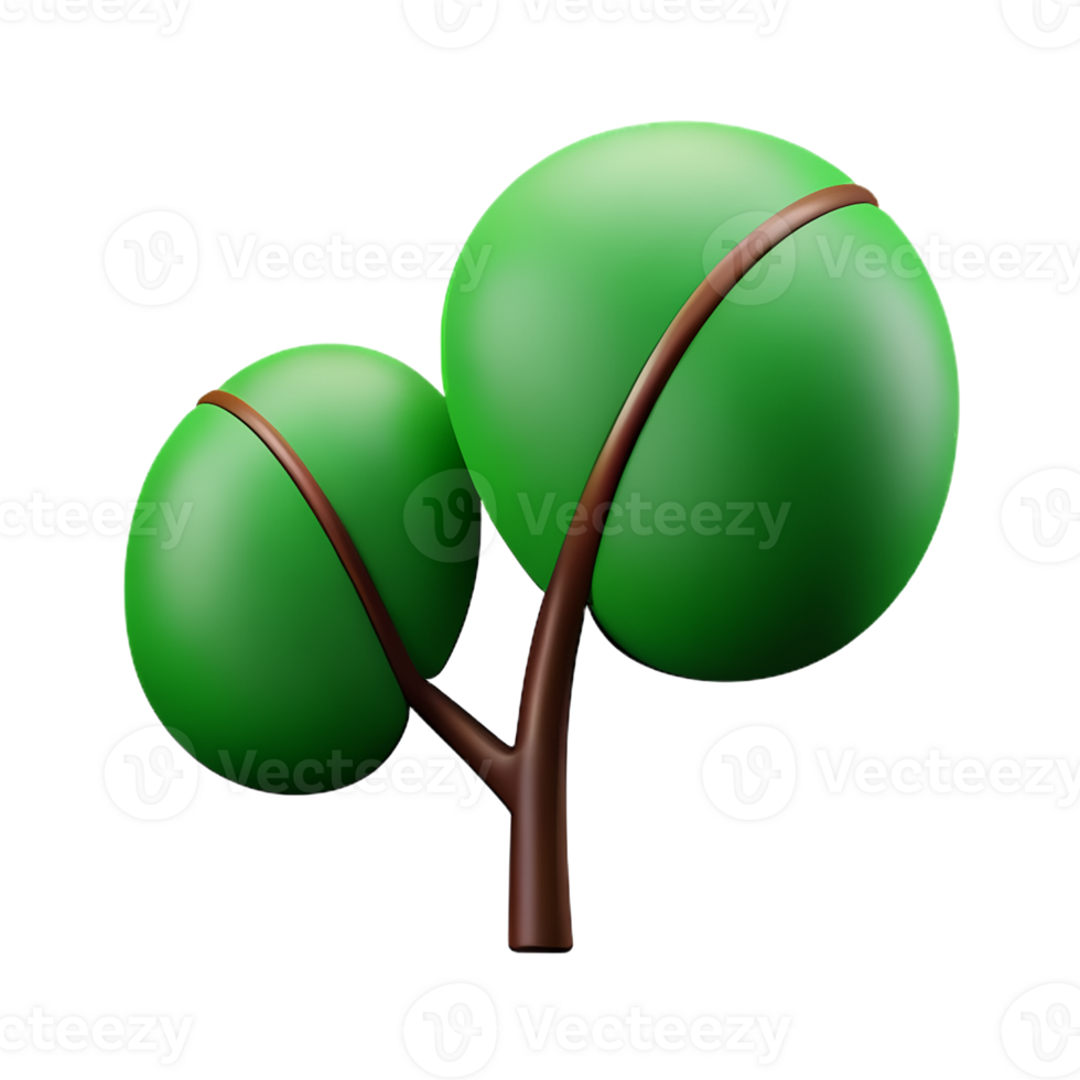 eucalyptus leaves 3d rendering icon illustration png