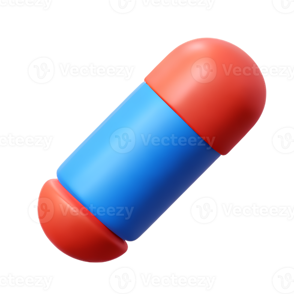 pills 3d rendering icon illustration png