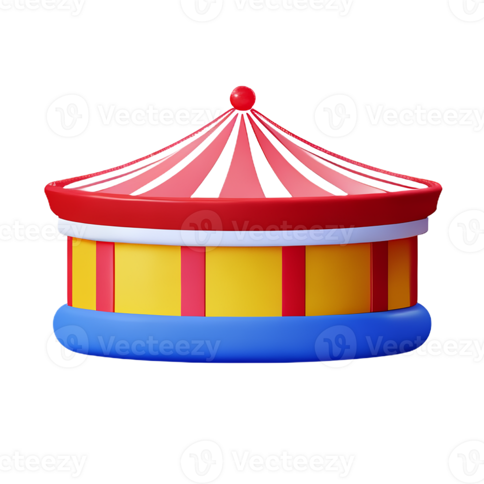 circus 3d renderen icoon illustratie png