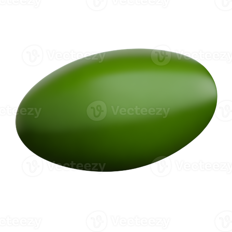 olive 3d rendering icon illustration png