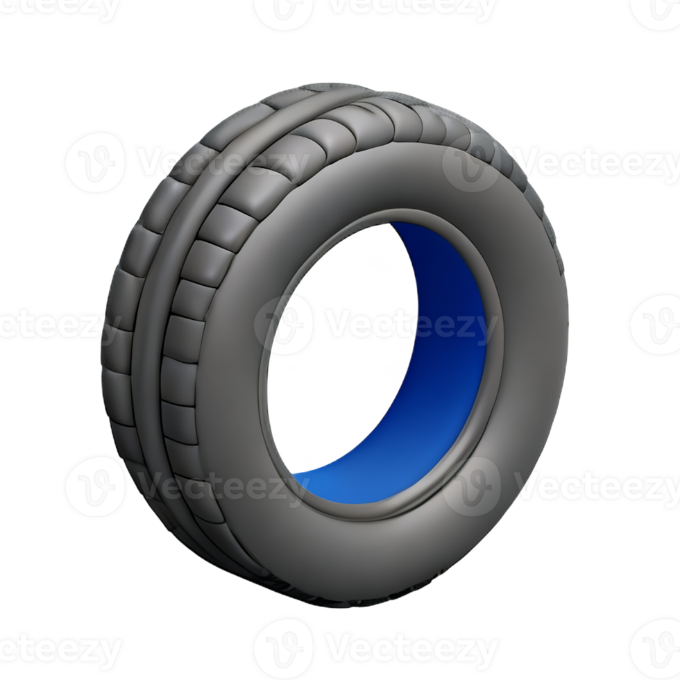 tire 3d rendering icon illustration png