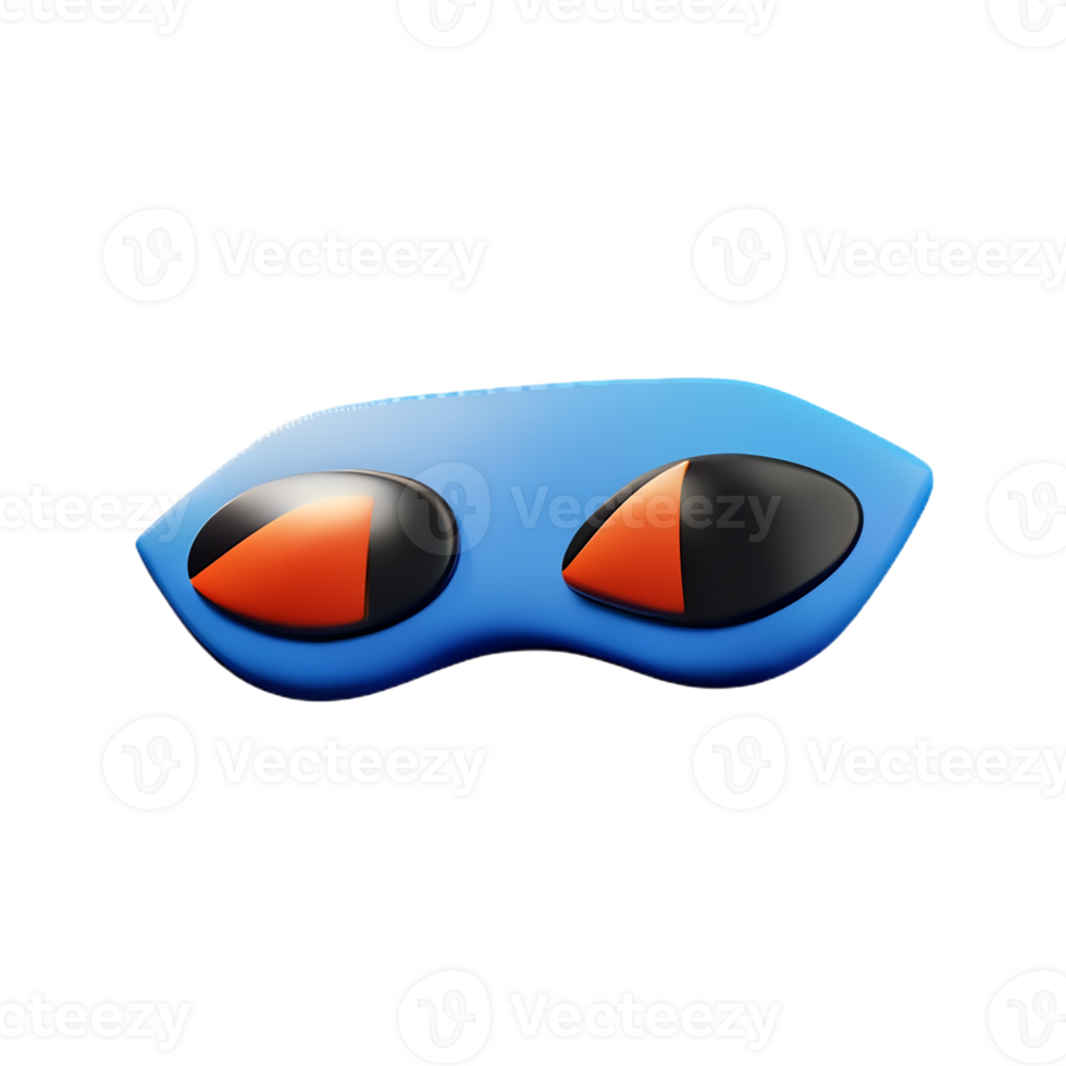 cartoon eyes 3d rendering icon illustration png