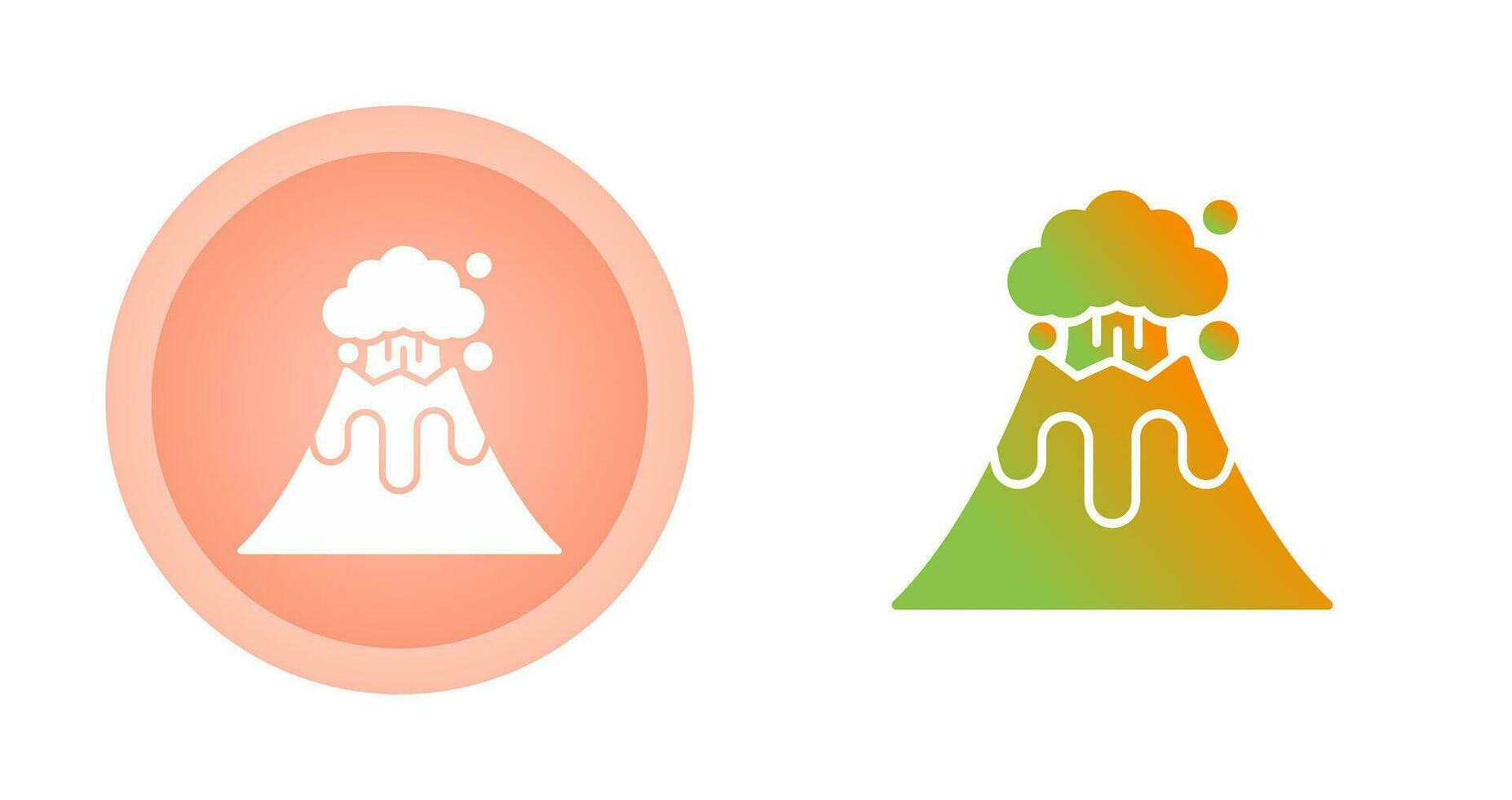 Volcano Vector Icon