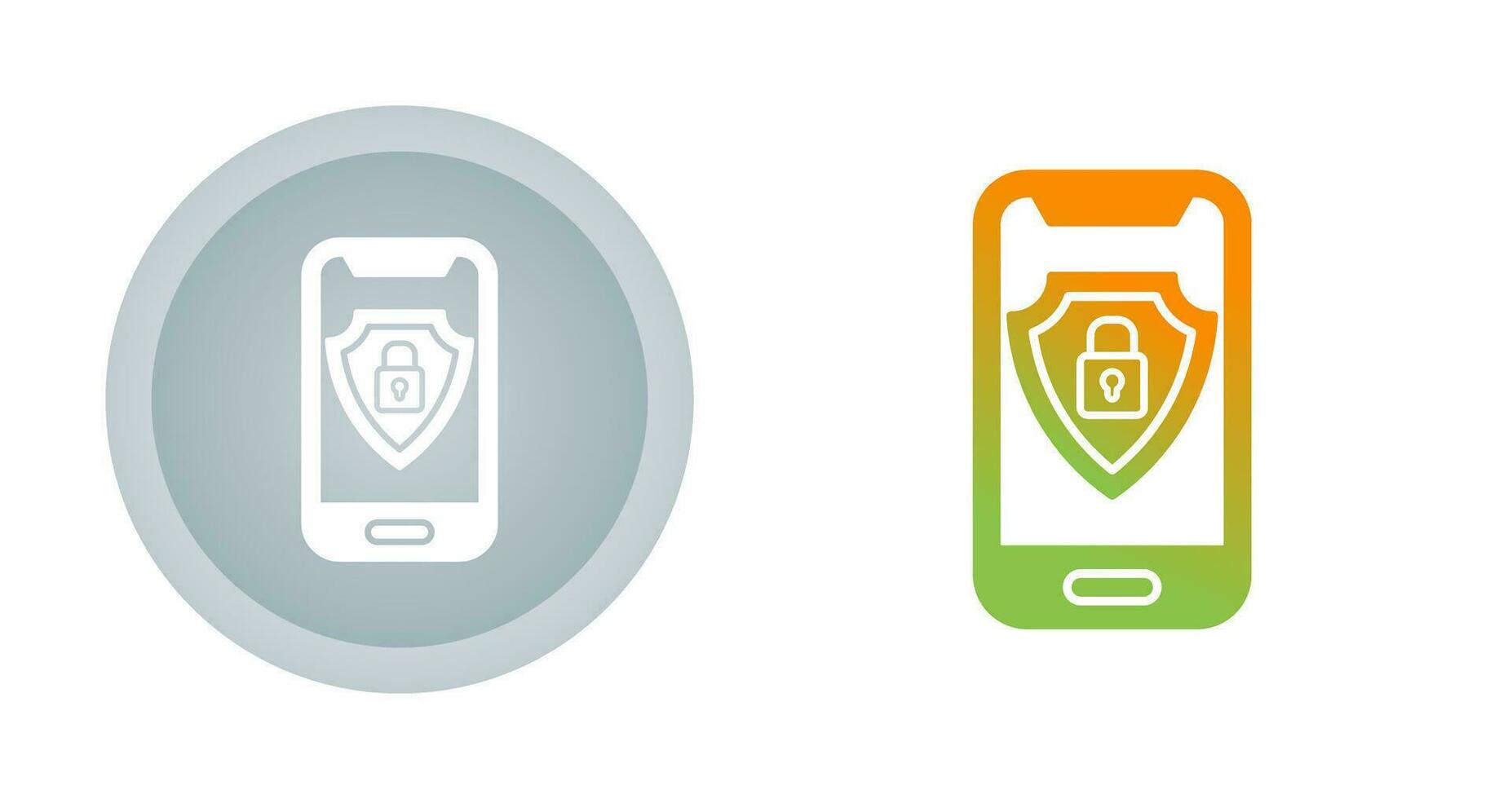 Mobile Security Vector Icon