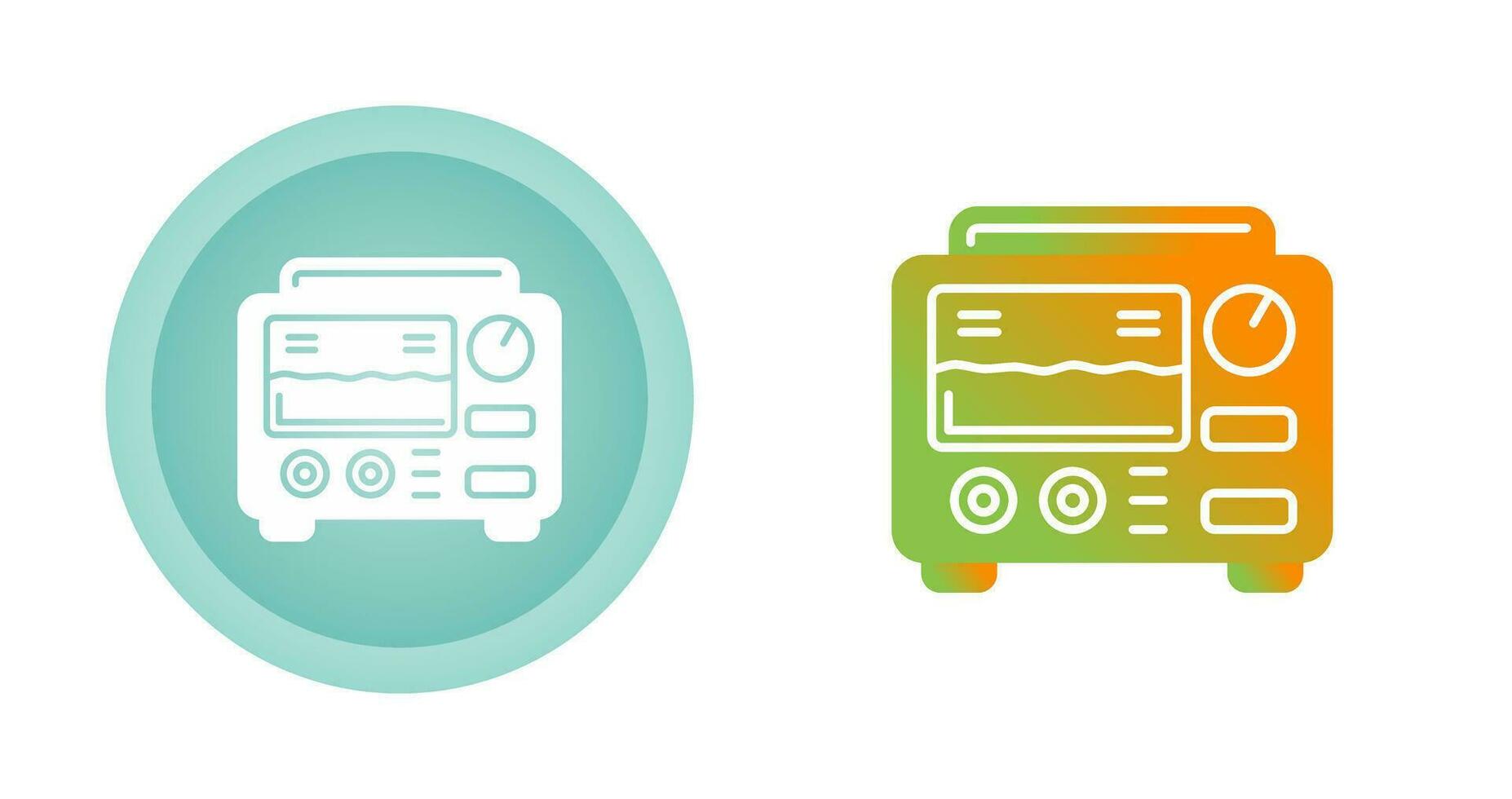 Oscilloscope Vector Icon