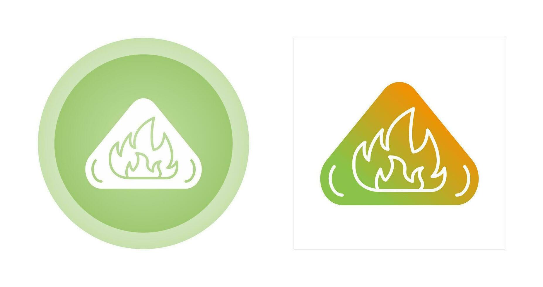 Fire Danger Vector Icon