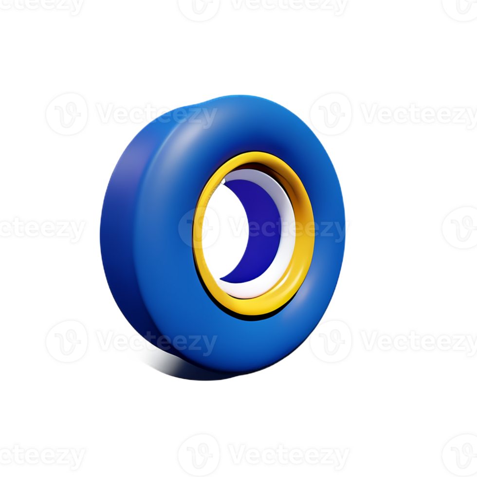 tire 3d rendering icon illustration png