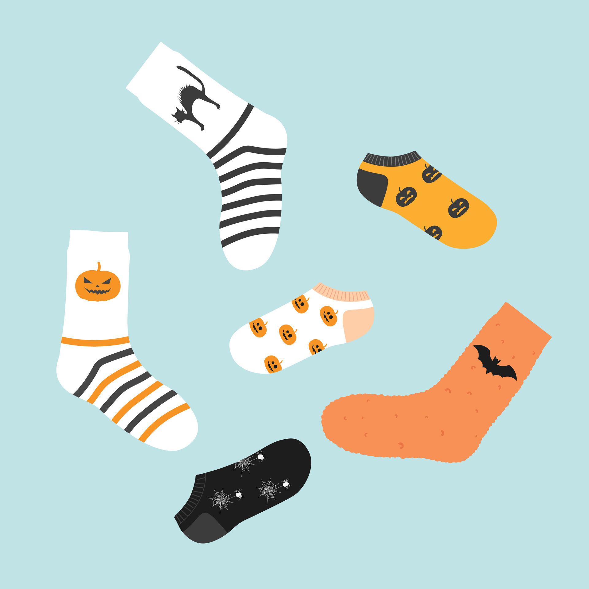 Premium Vector  Set of socks pattern. illustrations isolate sock with  colored pattern