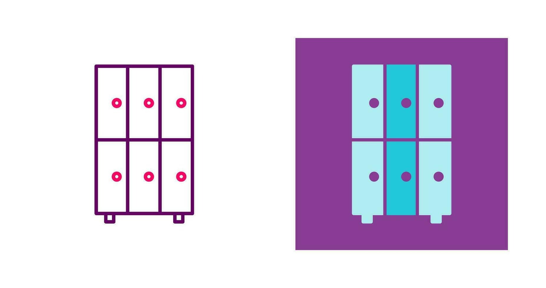 Lockers Vector Icon
