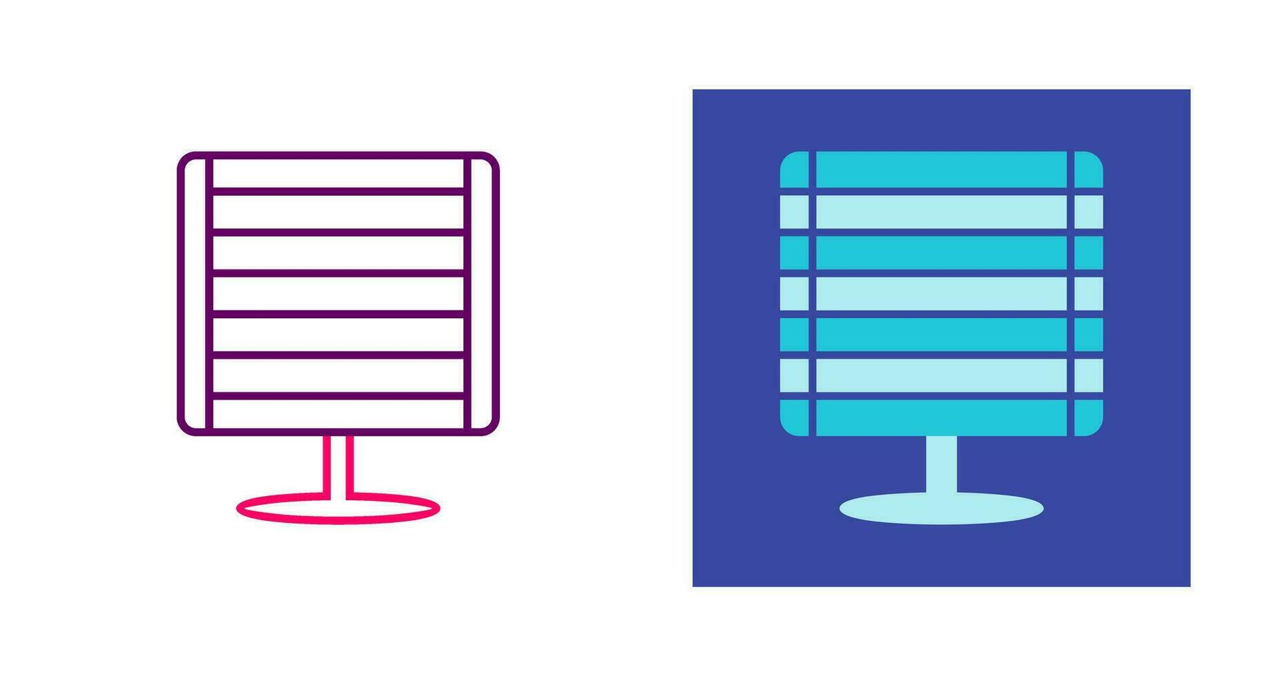Infrared Heater Vector Icon
