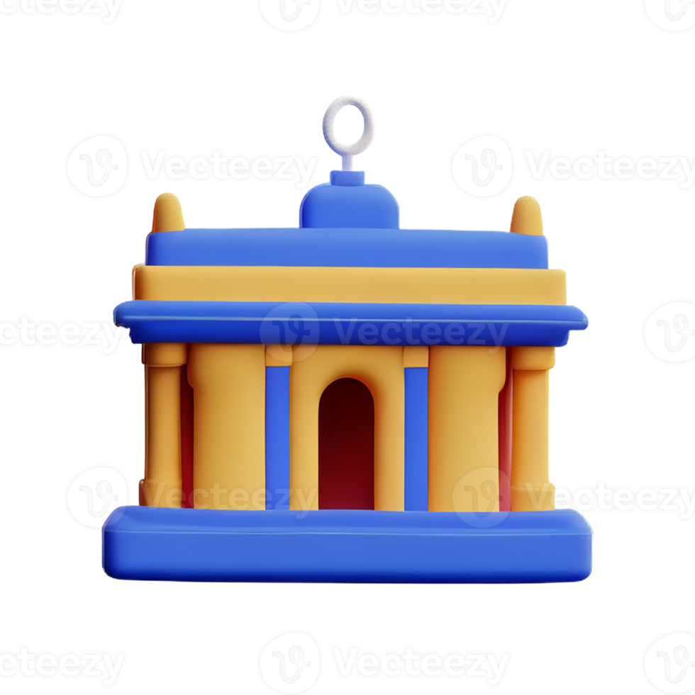paris 3d rendering icon illustration png