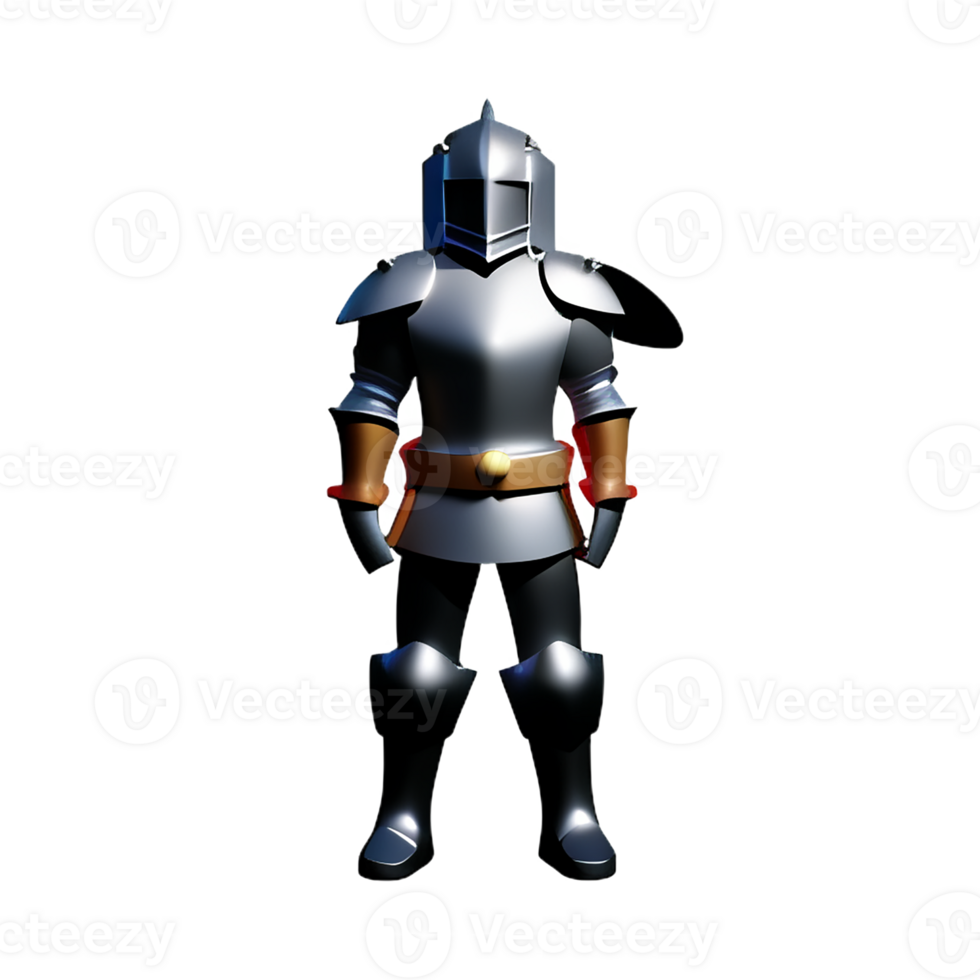 knight 3d rendering icon illustration png