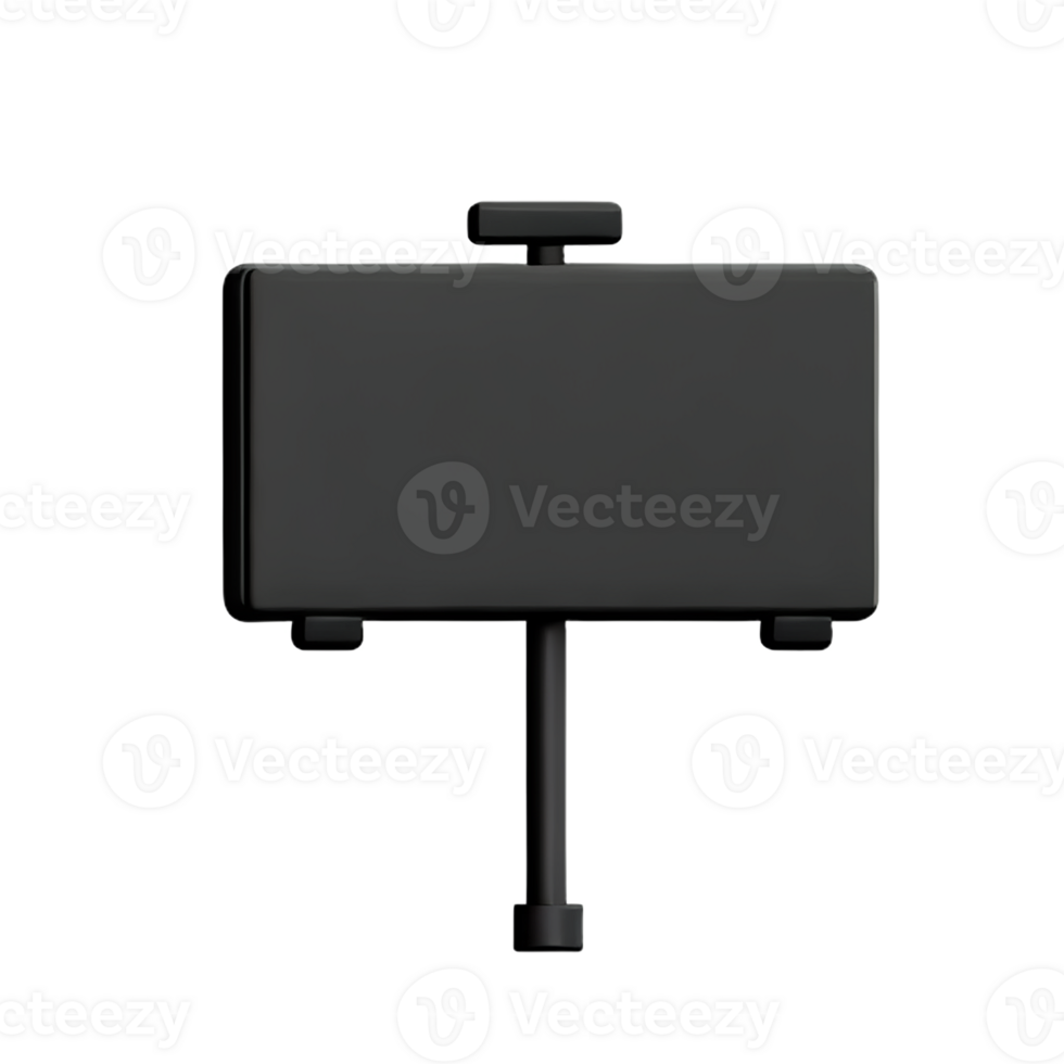 billboard 3d rendering icon illustration png
